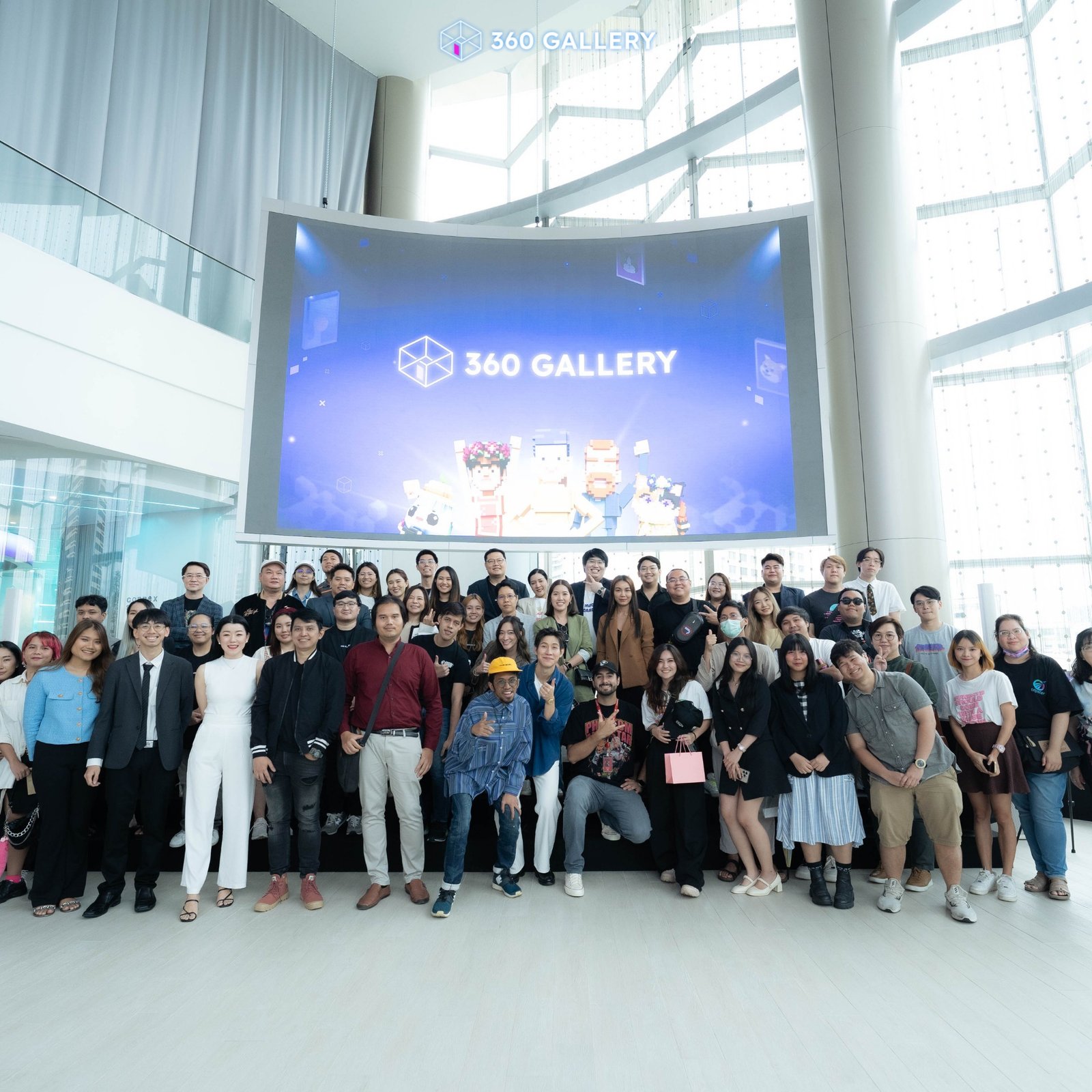 360 Gallery Launch — Booth Installation, Event Design & Interactive Games